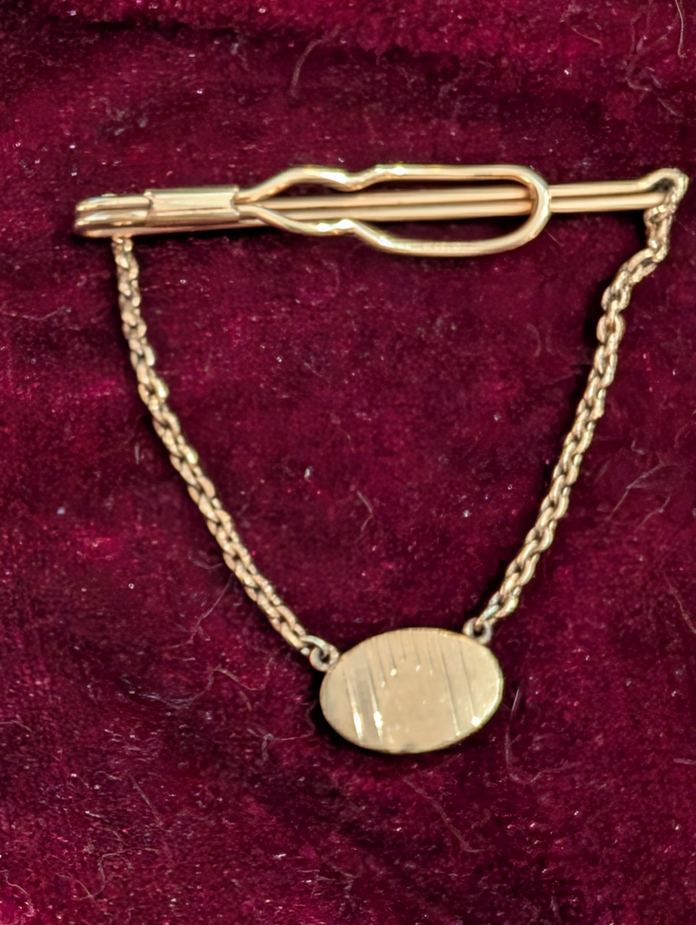 Men's Vintage 12K Gold Filled Tie Bar Clip